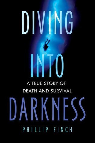 Diving into darkness, scuba book cover