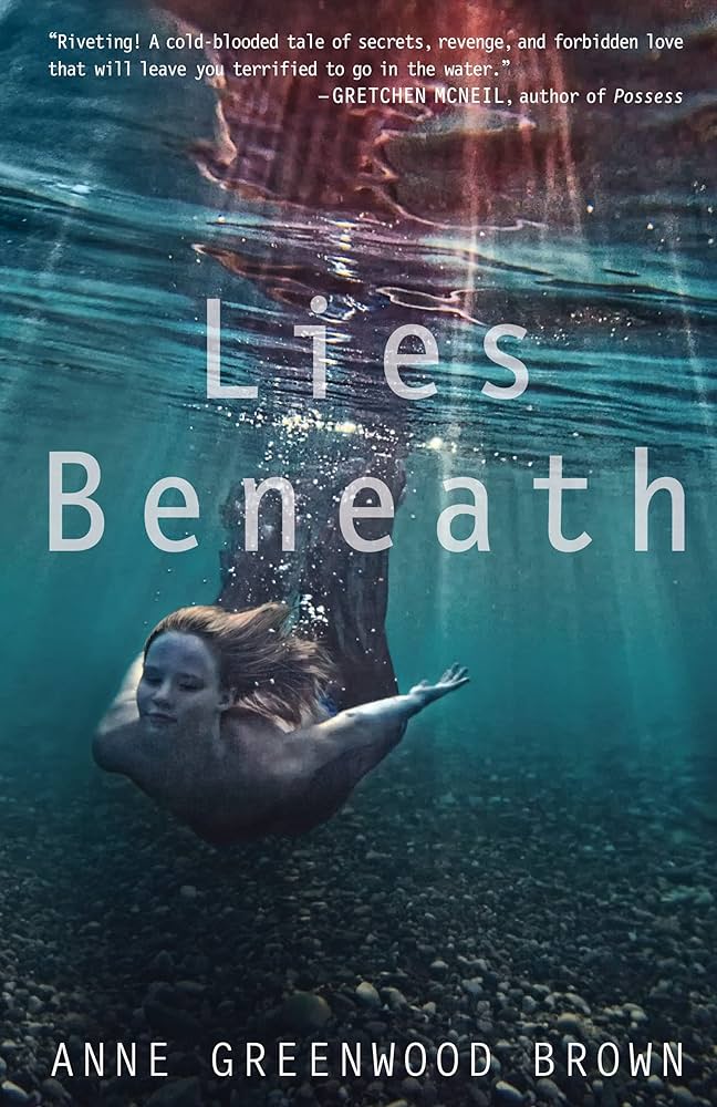 Lies beneath series, scuba book cover