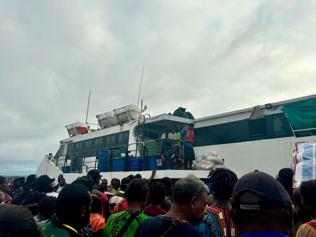 Big sista ferry safety briefing