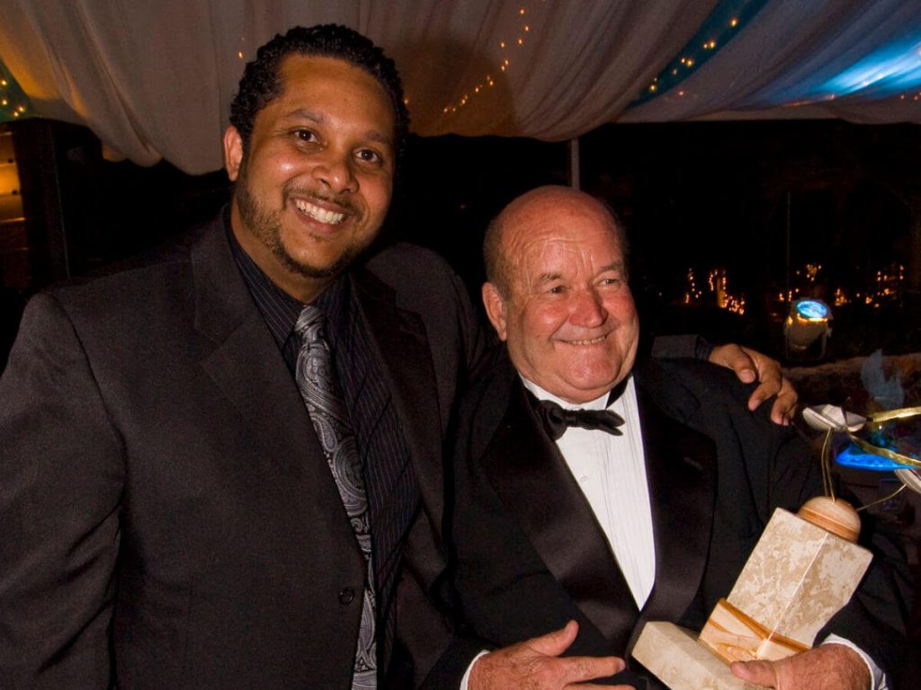 Allan Power being inducted into the Scuba Divers Hall of Fame