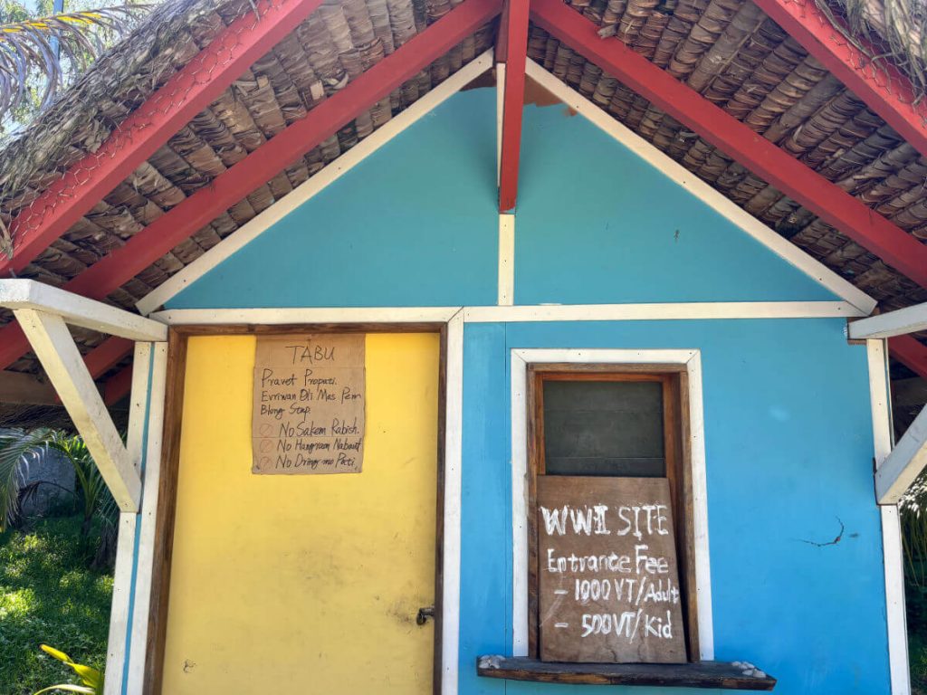 Entrance Fees for the 'official' entrance to Million Dollar Point