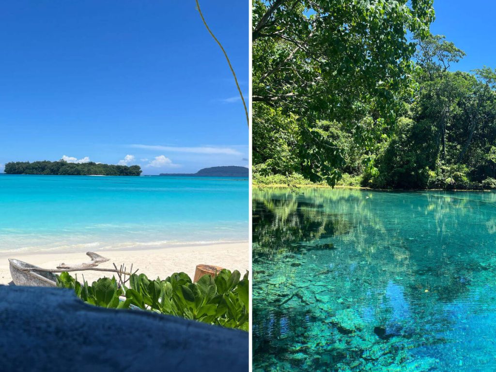 Snorkelling in Espíritu Santo in Blue holes and beaches