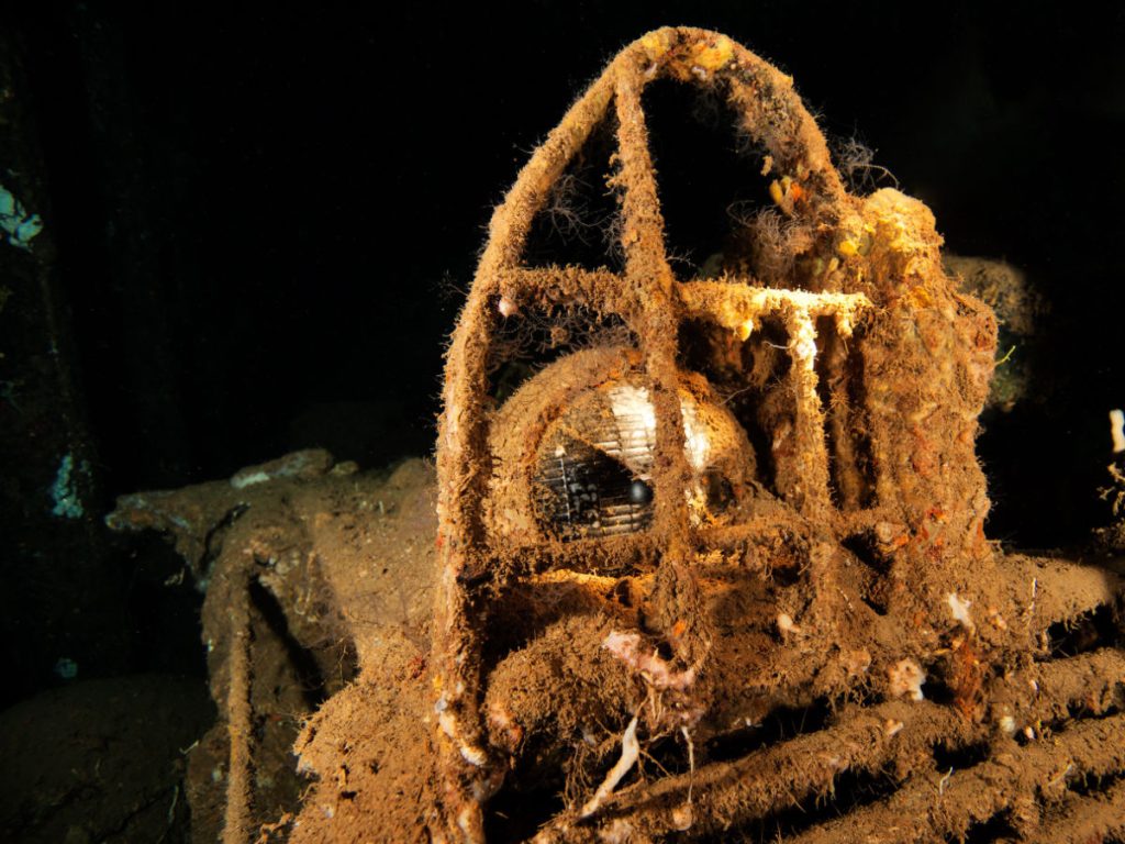Artifacts on the SS President Coolidge: WWII Willys Jeeps