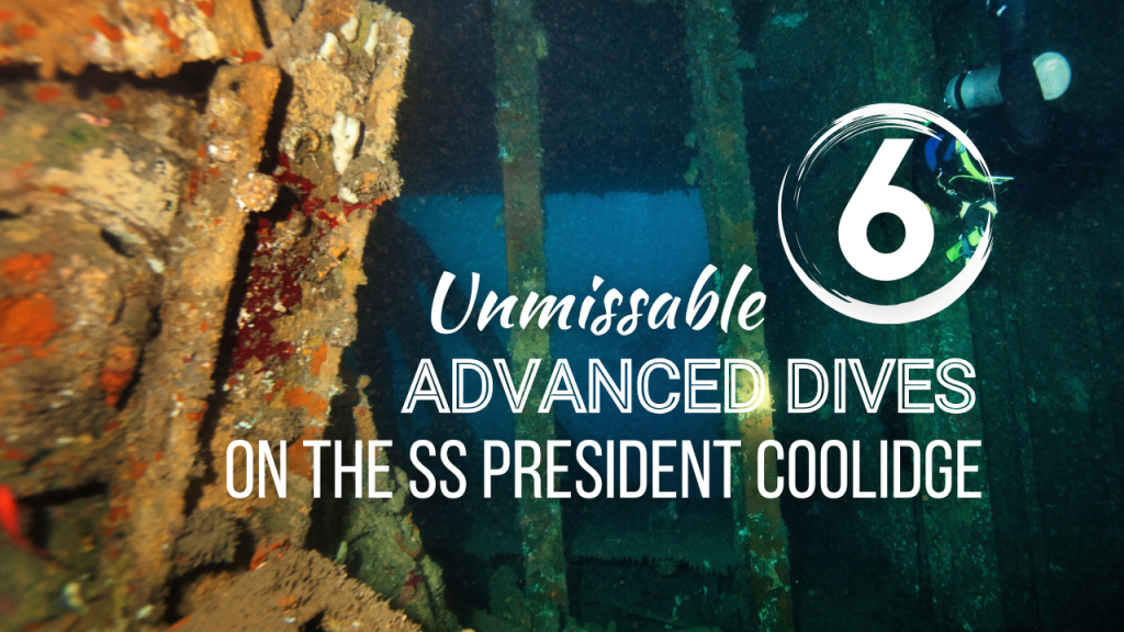 6 Unmissable advanced dives on the ss president coolidge blog post thumbnail